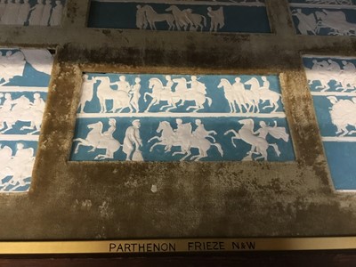Lot 930 - Two large original John Henning Grand Tour plaster friezes