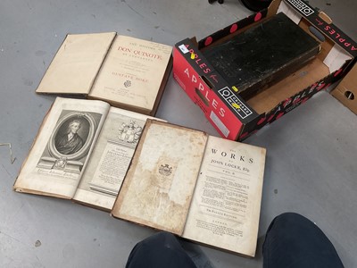 Lot 441 - Don Quixote, French atlas and other books