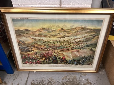 Lot 94 - Set of seven lithographs from the Bacon's South African Battle Pictures series