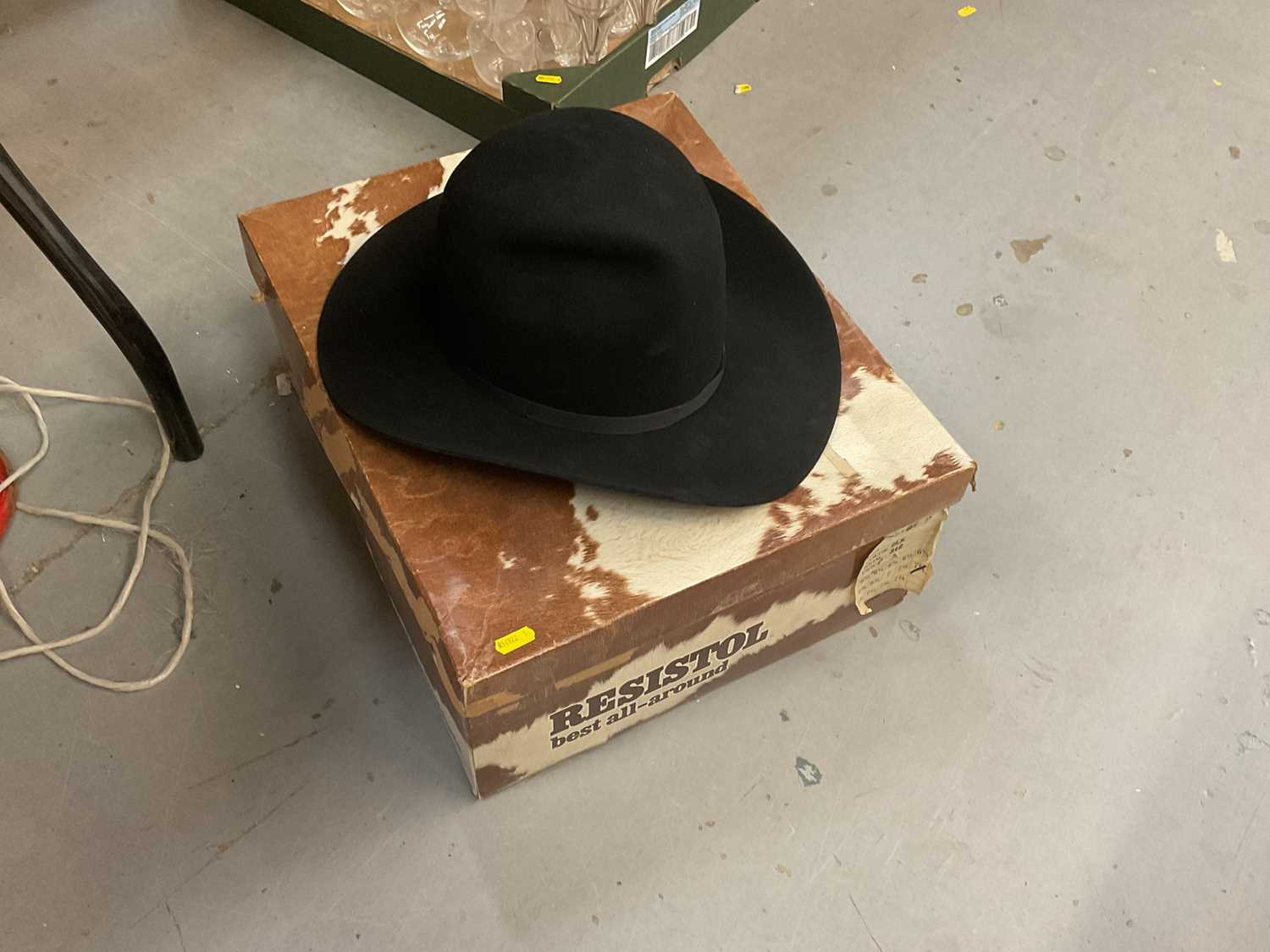 Lot 437 - Texan Resistol hat in box