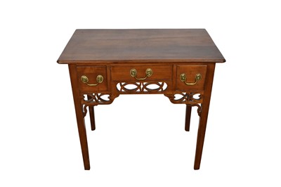 Lot 1323 - George III fruitwood lowboy