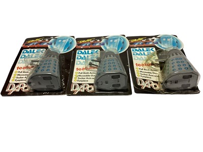 Lot 56 - Dapol (c1987) Doctor Who Dalek Grey & Blue, all on card (early version) with bubblepack (3)