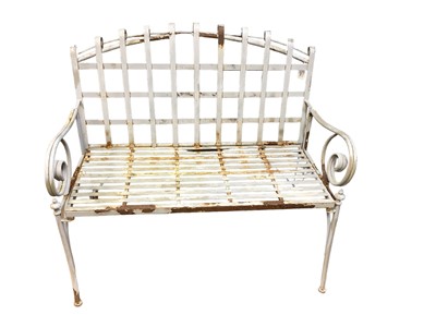 Lot 1341 - Folding contemporary garden bench