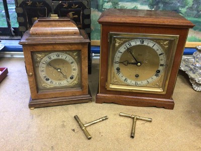Lot 67 - Two modern mantel clocks