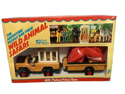 Lot 69 - Fisher-Price (c1975-1976) Adventure People Wild Animal Safari Action Pack, in window box No.304 (1)