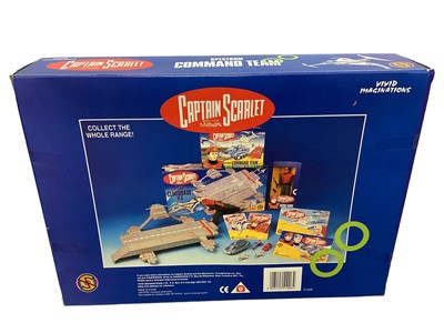Lot 342 - Vivid Imaginations (c1993) Captain Scarlett & the Mysterons Spectrum Command Team, boxed No.51006, plus Angel Interceptor jet fighters, on card with bubblepack (x2) and other related accessories (q...