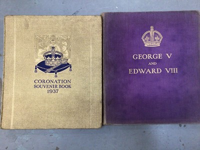Lot 74 - Coronation souvenir book 1937, together with George V & Edward VIII 1936