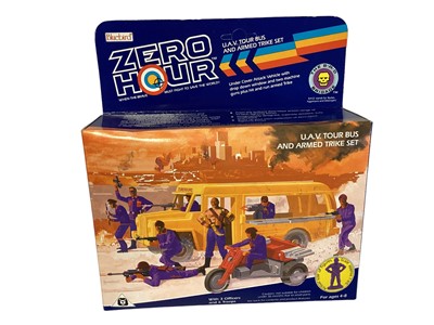 Lot 20 - Bluebird (c1989) Zero Hour (when the brave must fight to save the World!) U.A.V. "Tour Bus" & Armed Trike Set, boxed (2).