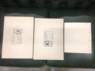 Lot 185 - Winifred McKenzie (1905-2001) pen and monochrome wash - two art deco fashion pictures, and another similar