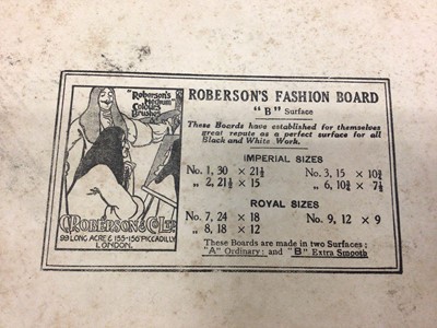 Lot 185 - Winifred McKenzie (1905-2001) pen and monochrome wash - two art deco fashion pictures, and another similar