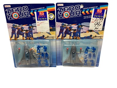 Lot 16 - Bluebird (c1989) Zero Hour (when the brave must fight to save the World!) Eagle Air Squadron Stealth Bomber Set No.900341, on card with bubblepack..