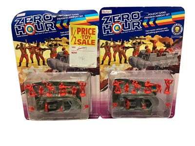 Lot 18 - Bluebird (c1989) Zero Hour (when the brave must fight to save the World!) The B.A.D. Brigade Polecat Gang Piranha Airboat Set (x2) No.910331,  on card with bubblepack (2)