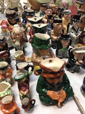 Lot 322 - Collection of mostly Artone character jugs and figures