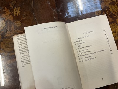 Lot 1166 - Denton Welch: Collection of books, including first editions. Provenance: By family descent from Peggy Mundy-Castle, friend and associate of Denton Welch and the person credited with persuading Dent...