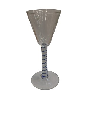 Lot 102 - Georgian style wine glass