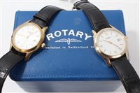 Lot 3296 - Two gentlemen's Rotary Quartz Calendar...