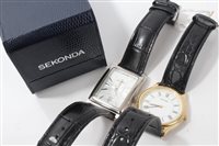 Lot 3297 - Two gentlemen's Sekonda dress Watcheses in box