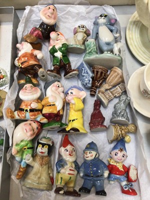 Lot 340 - Disneyland nursery tea set in orginal box, Noddy ceramic child's tea set, Wade figures to include Noddy, Tom & Jerry etc and some dolls house accessories