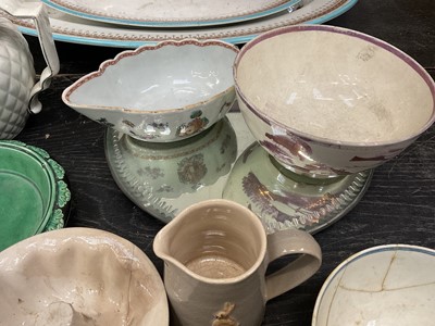 Lot 140 - Various 18th / 19th century ceramics