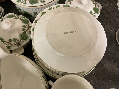 Lot 168 - Large matched table service, comprising Wedgwood Santa Clara and Napoleon Ivy patterns, also similar patterns by other factories, including various pieces retailed by Asprey and marked as such.