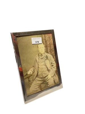 Lot 378 - Silver photo frame, Birmingham 1925