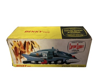 Lot 63 - Dinky diecast Gerry Anderson's TV Series Captain Scarlett & the Mysterons Spectrum pursuit Vehicle, boxed No.104