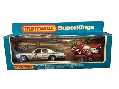 Lot 213 - Matchbox Super Kings (c1981) diecast Motorcycle Racing Set, in window box No.K-91 (1)