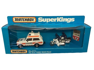 Lot 215 - Matchbox Super Kings (c1983) diecast Range Rover Police, in window box No.K-97 (1)