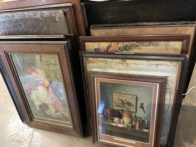 Lot 191 - Framed vintage Pears prints and various other prints