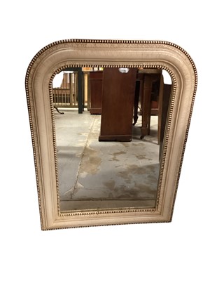 Lot 1425 - Contemporary wall mirror in cream frame by Morris Mirrors, 60cm wide, 80cm high