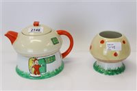 Lot 2148 - Shelley Mabel Lucie Attwell Boo-Boo teapot and...