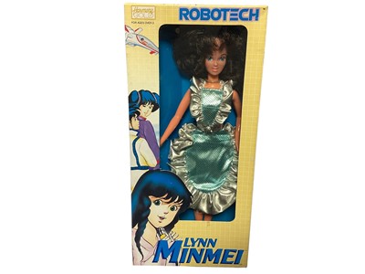 Lot 1892 - Harmony Gold (c1992) Robotech Lynn Minmei (Robotech Defence Force) 3 1/2" action figure, on card with bubblepack No.7223 (1) / Harmony Gold (c1992) Robotech Miriya (Robotech Defence Force) 3 1/2" acti