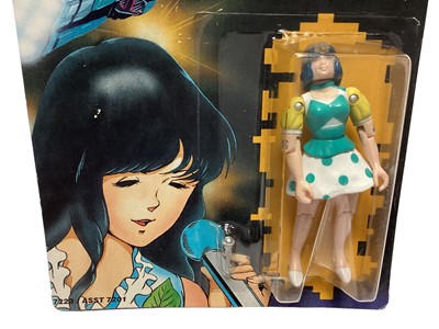 Lot 1892 - Harmony Gold (c1992) Robotech Lynn Minmei (Robotech Defence Force) 3 1/2" action figure, on card with bubblepack No.7223 (1) / Harmony Gold (c1992) Robotech Miriya (Robotech Defence Force) 3 1/2" acti