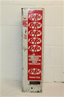 Lot 3401 - A vintage metal Kit Kat vending machine -...