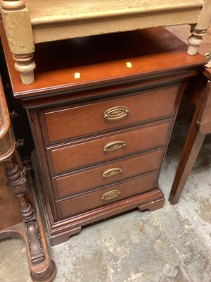 Lot 1299 - Modern chest of four drawers, 52cm wide, 46cm deep, 75cm high