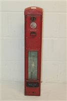 Lot 3403 - Cigarette vending machine - 2\- piece - red...