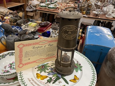 Lot 499 - Welsh Miners lamp by E. Thomas & Williams Ltd