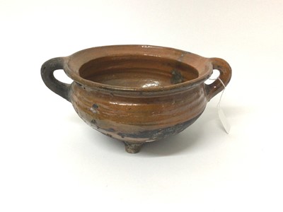 Lot 115 - Medieval glazed pot circa 15th century