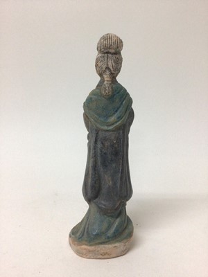 Lot 49 - Chinese glazed pottery figure