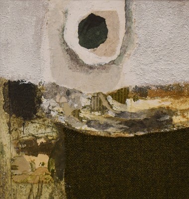 Lot 1571 - David Hazelwood (1932-1994), collage Petrified Echo