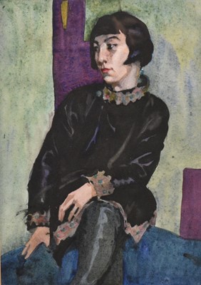 Lot 1575 - Doris Ardley (1930s) watercolour - Portrait of a Woman