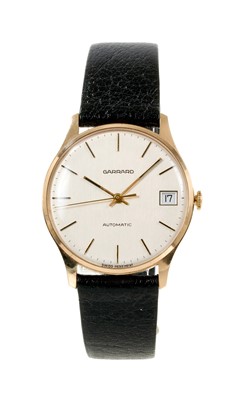 Lot 734 - 1980s Gentlemen’s Garrard 9ct gold automatic wristwatch