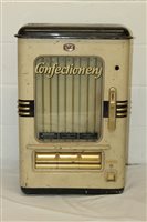 Lot 3412 - BAC Confectionery vendor - black body, cream door