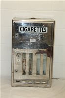 Lot 3414 - Chrome cigarette vending machine - 'Players'