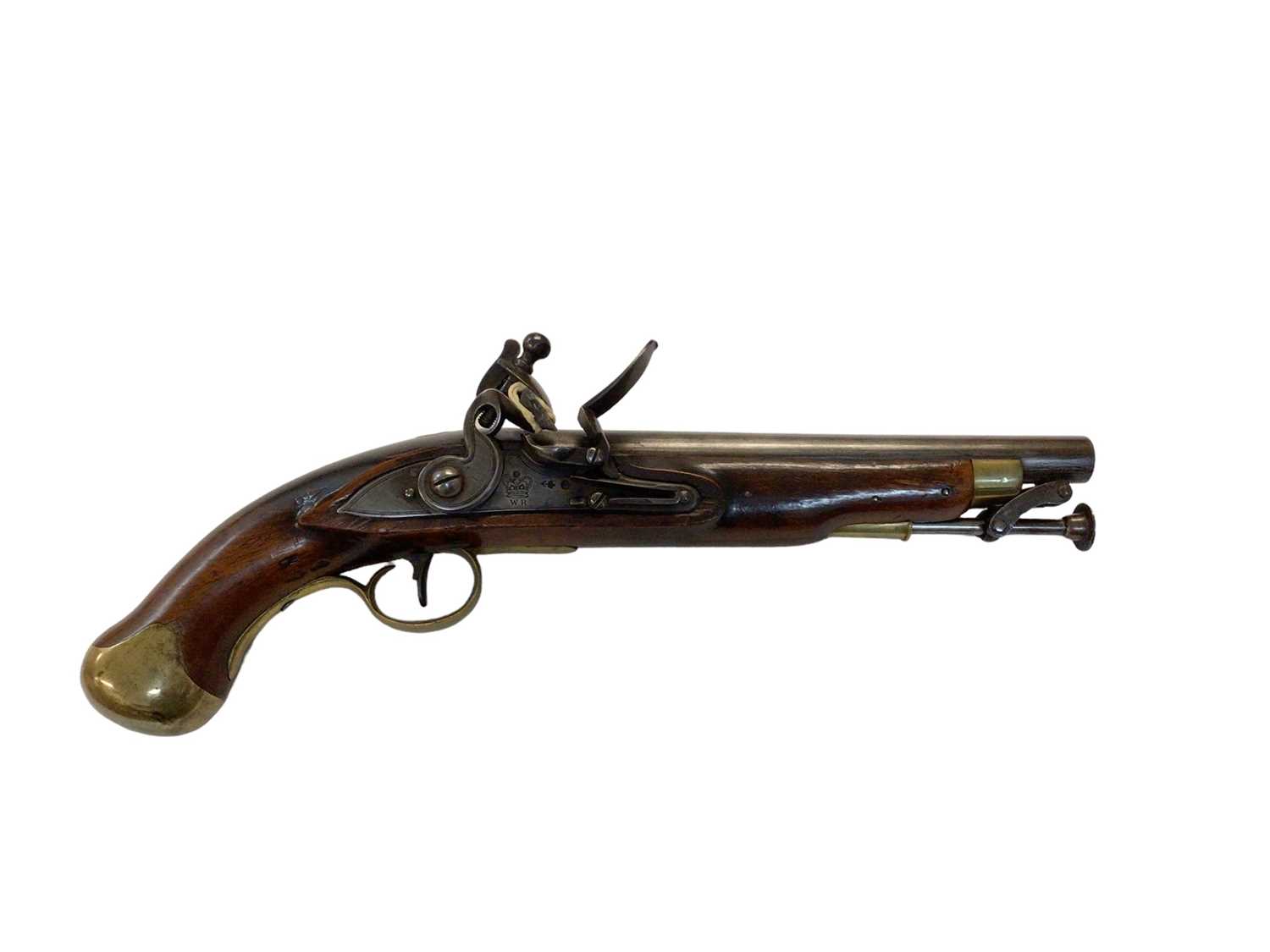 Lot 1009 - William IV Flintlock sea service pistol