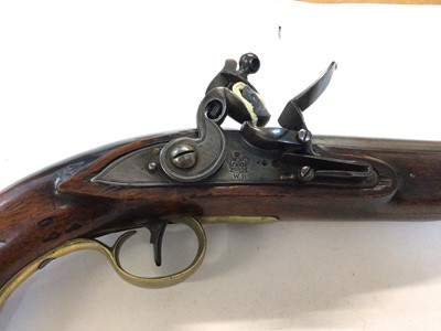 Lot 1009 - William IV Flintlock sea service pistol