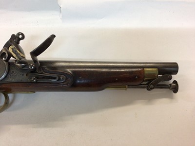 Lot 1009 - William IV Flintlock sea service pistol