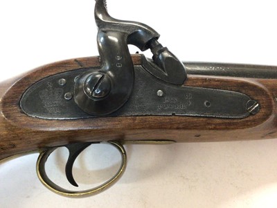 Lot 1010 - Victorian percussion customs pistol dated 1855