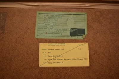 Lot 1582 - Jenny Ann Franklin, mixed media - After Rye, Winter 1982