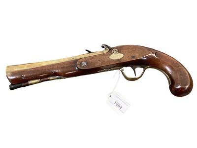 Lot 1000 - Georgian Flintlock blunderbuss pistol by Twigg